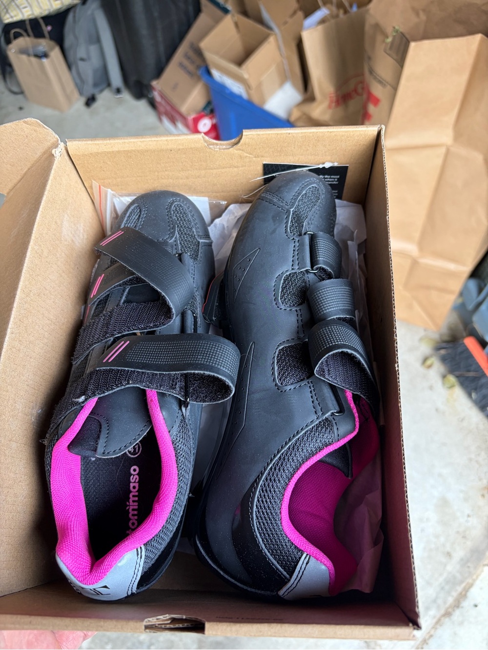 Tommaso W. Pista 100 + Delta women’s cycling/spin shoes